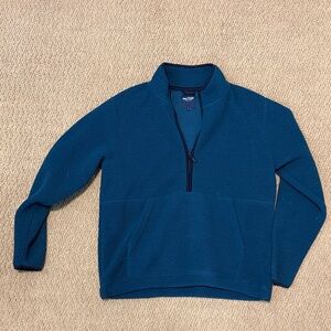 Pringle Men's Teal Zip-Up Sweater